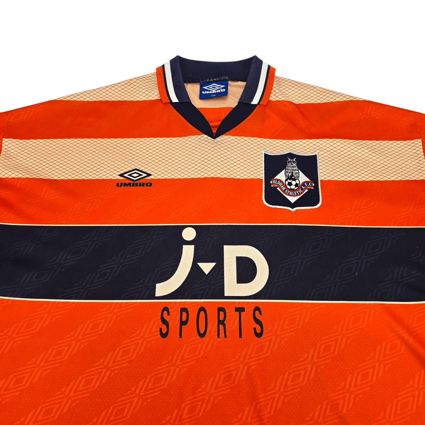 1995/97 Oldham Athletic Away Football Shirt (2XL) Umbro