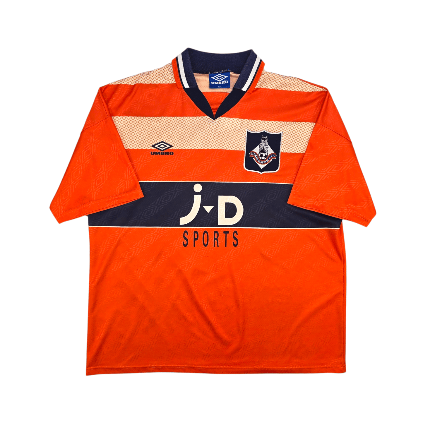 1995/97 Oldham Athletic Away Football Shirt (2XL) Umbro
