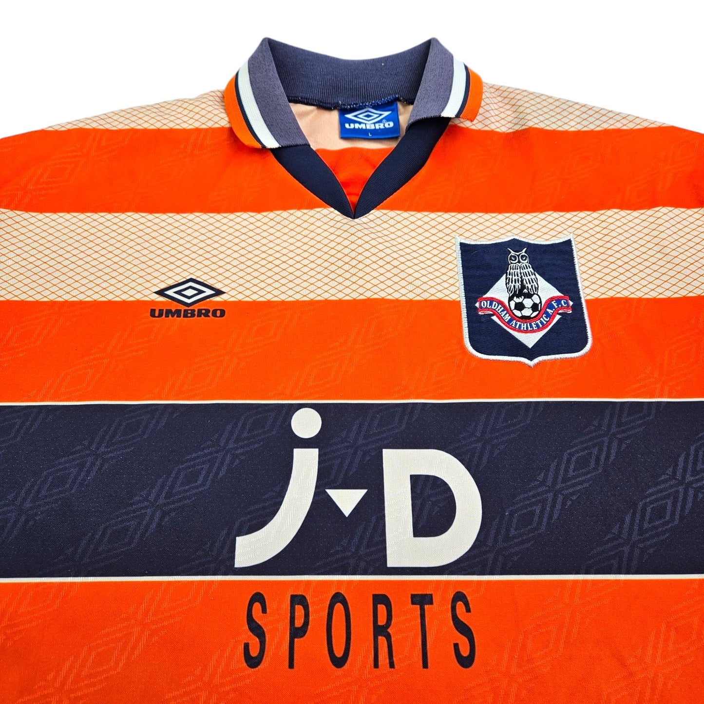 1995/97 Oldham Athletic Away Football Shirt (L) Umbro