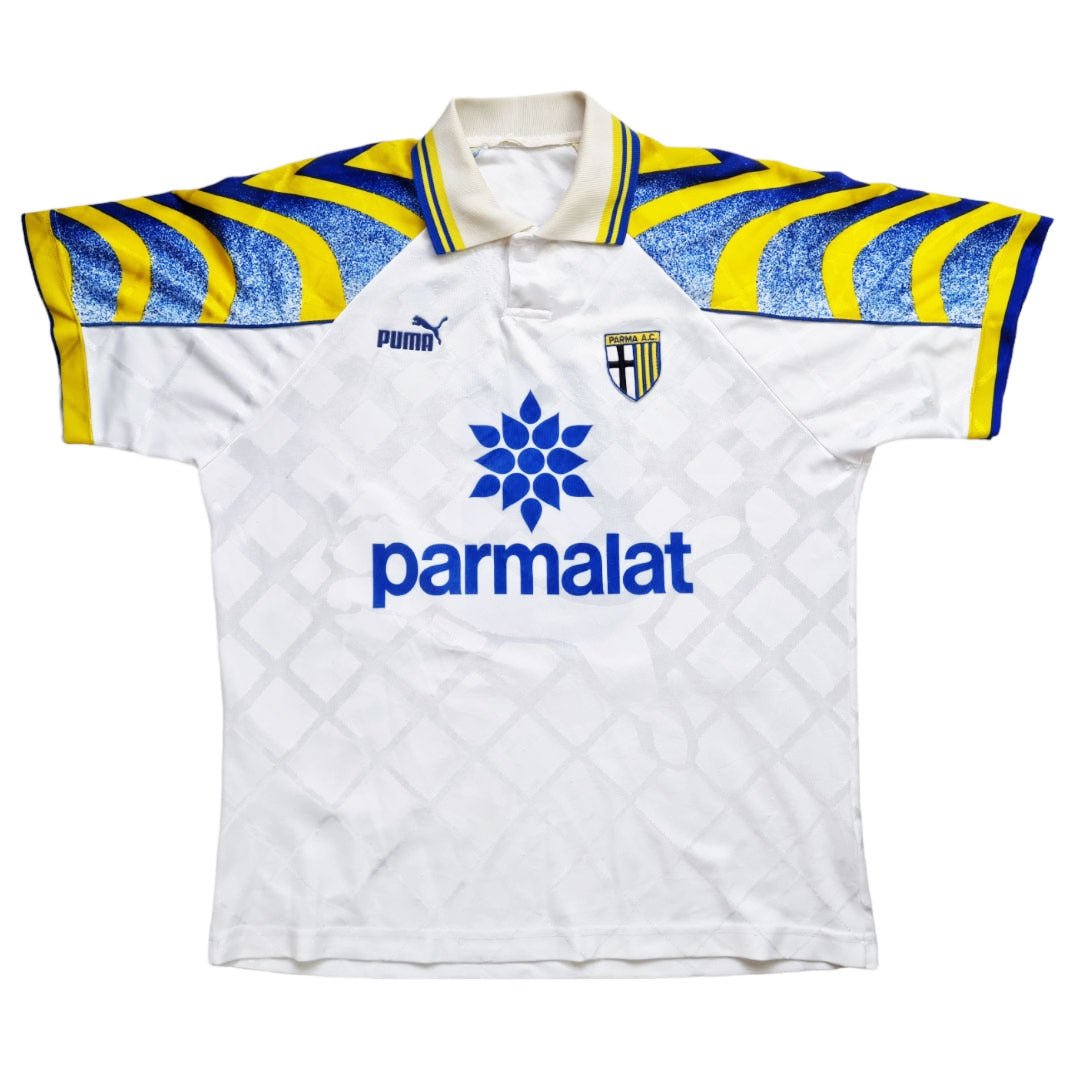 1995/97 Parma Home Football Shirt (L) Puma #6 Couto