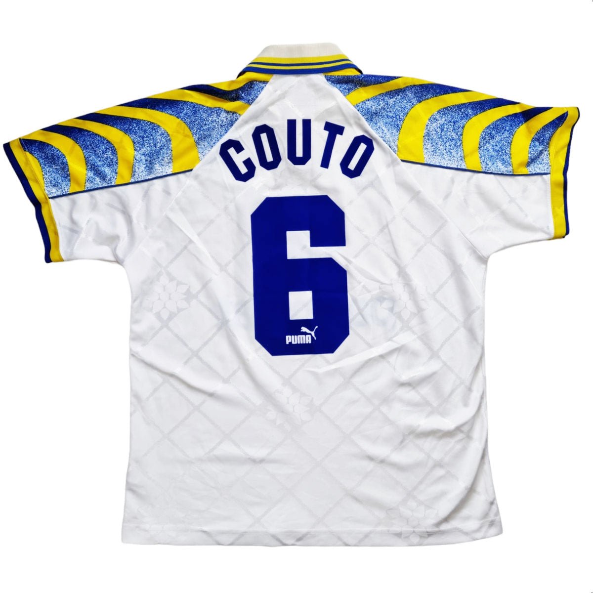1995/97 Parma Home Football Shirt (L) Puma #6 Couto
