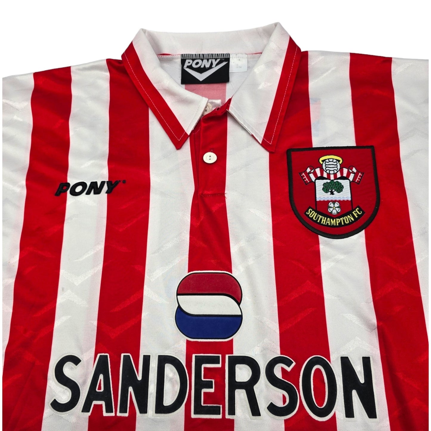 1995/97 Southampton Home Football Shirt (XL) Pony #7 Le Tissier