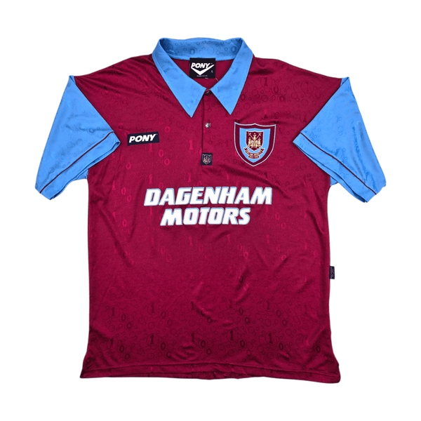 1995/97 West Ham United Home Football Shirt (L) Pony
