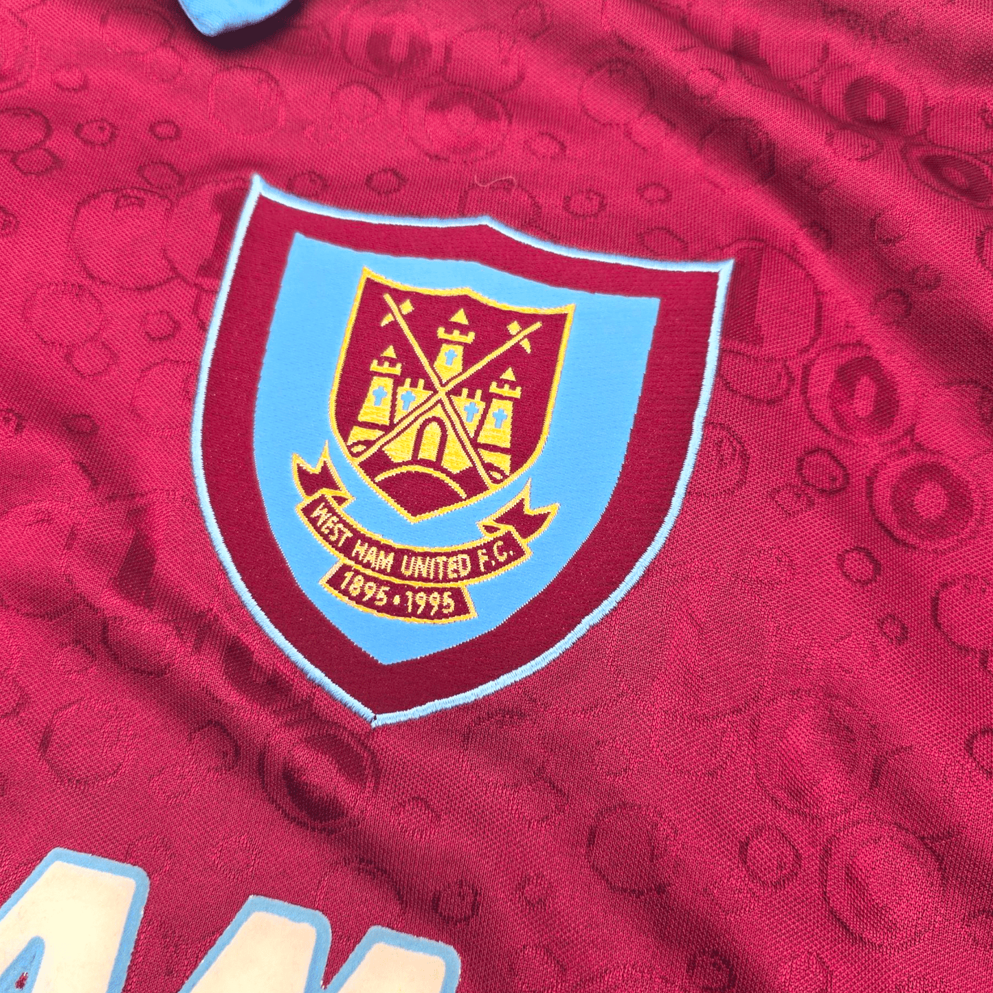 1995/97 West Ham United Home Football Shirt (XL) PONY