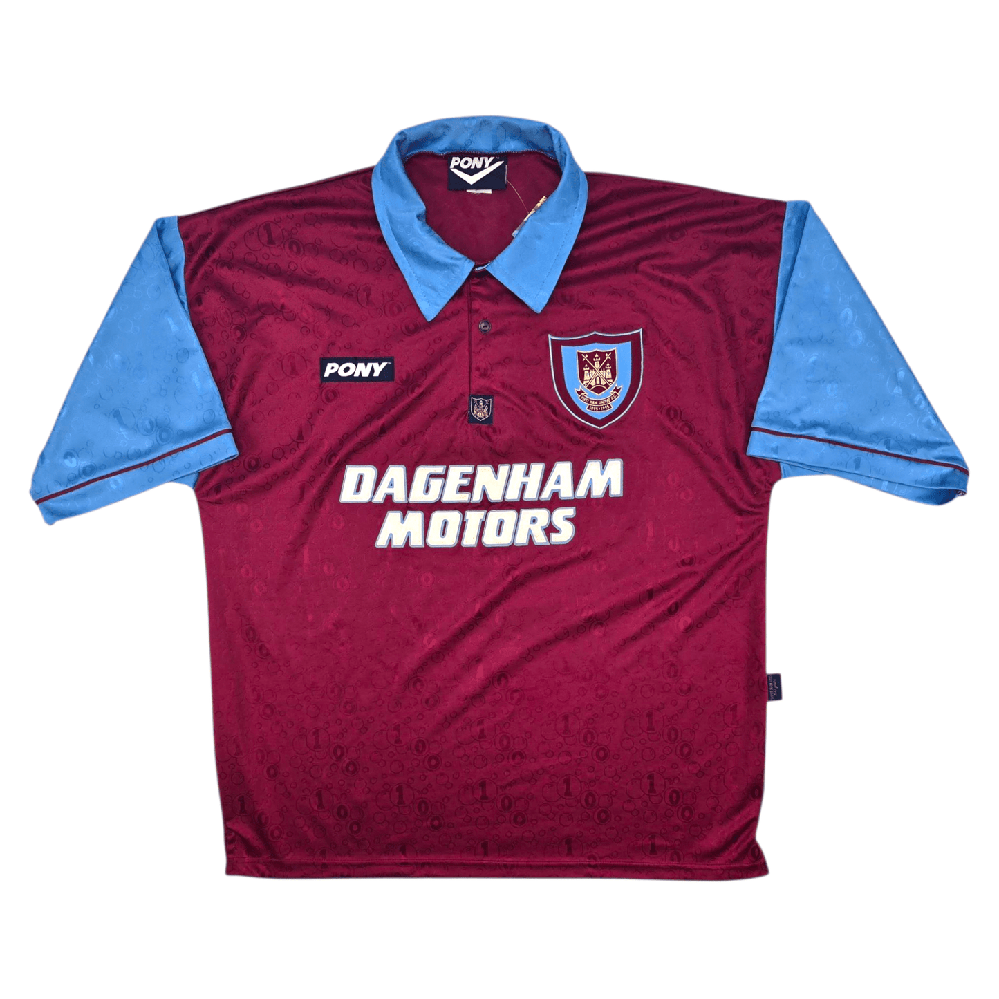 1995/97 West Ham United Home Football Shirt (XL) PONY