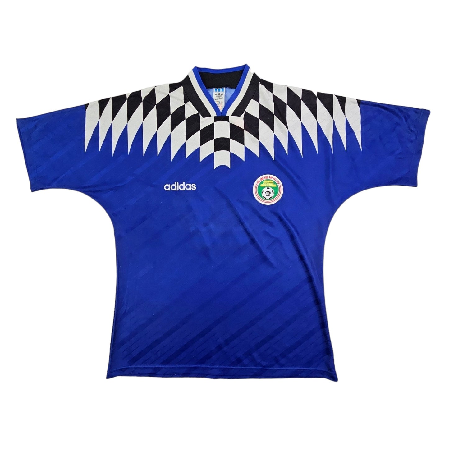 1996 China Away Football Shirt (L) Adidas #11 (Asian Cup Shirt) Re-badged Template