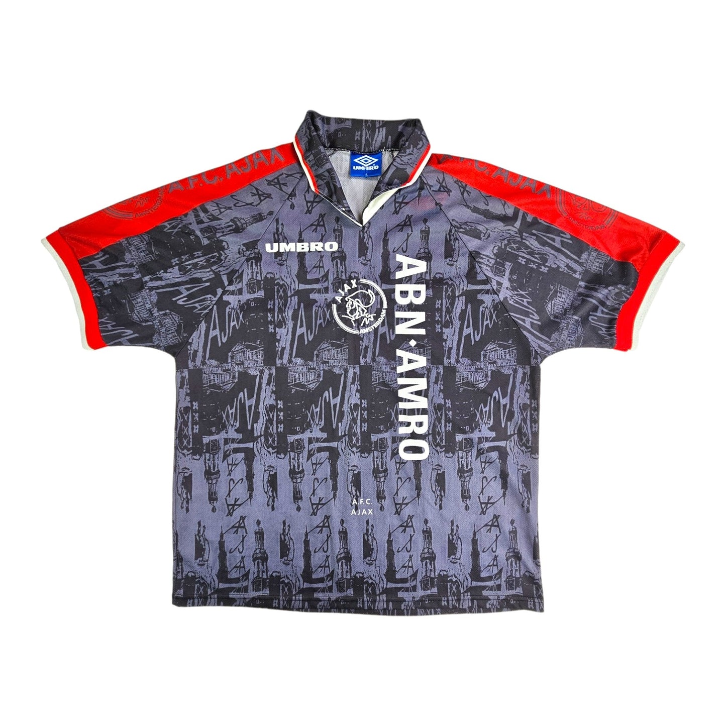 1996/97 Ajax Away Football Shirt (XL) Umbro # 10 Litmanen