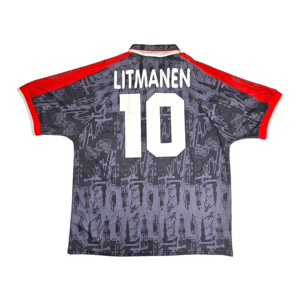 1996/97 Ajax Away Football Shirt (XL) Umbro # 10 Litmanen