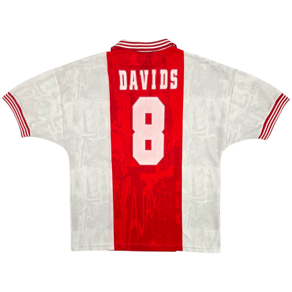 1996/97 Ajax Home Football Shirt (L) Umbro #8 Davids