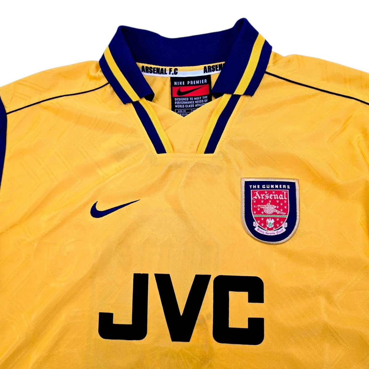 1996/97 Arsenal Away Football Shirt (M) Nike #9 Merson