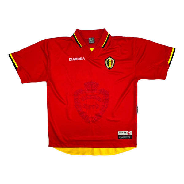 1996/97 Belgium Home Football Shirt (M) Diadora