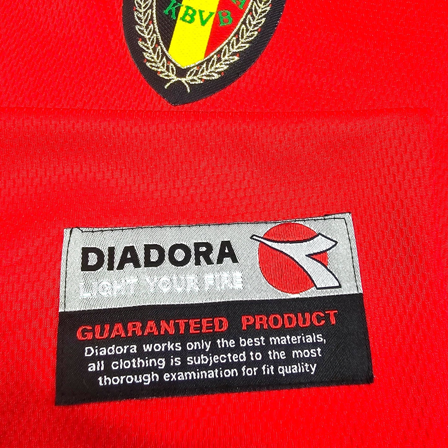 1996/97 Belgium Home Football Shirt (M) Diadora