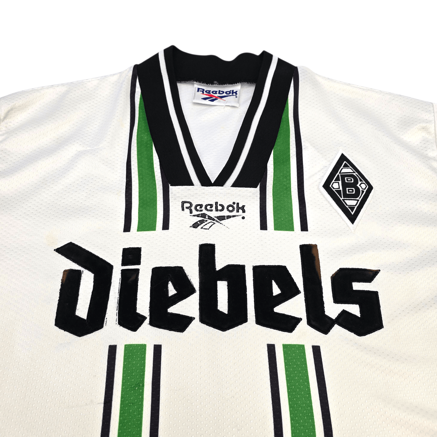 1996/97 Borussia Monchengladbach Home Football Shirt (M) Reebok