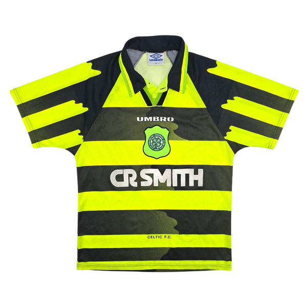 1996/97 Celtic Away Football Shirt (M) Umbro