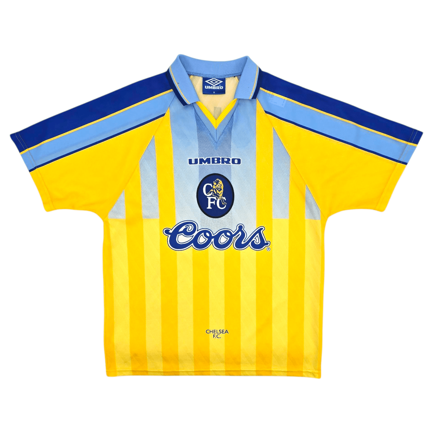 1996/97 Chelsea Away Football Shirt (M) Umbro #4 Gullit