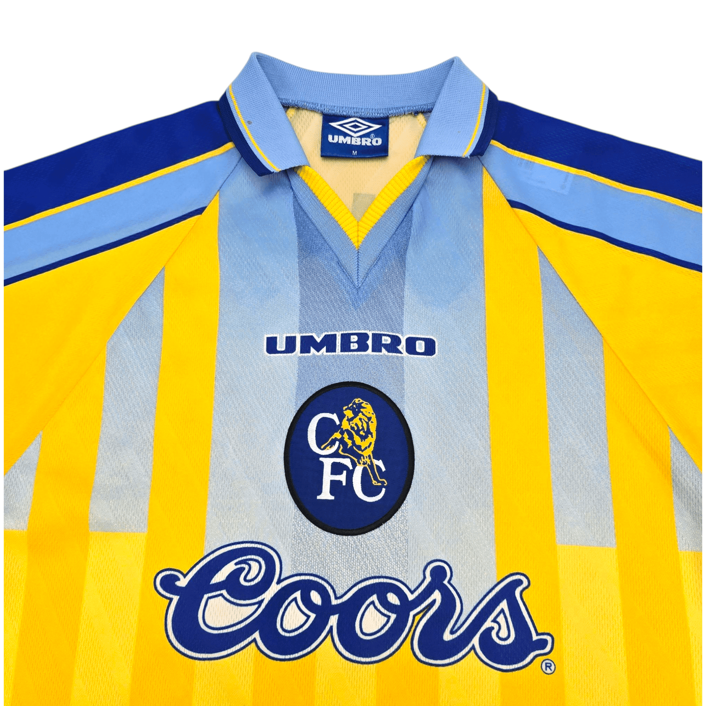 1996/97 Chelsea Away Football Shirt (M) Umbro #4 Gullit