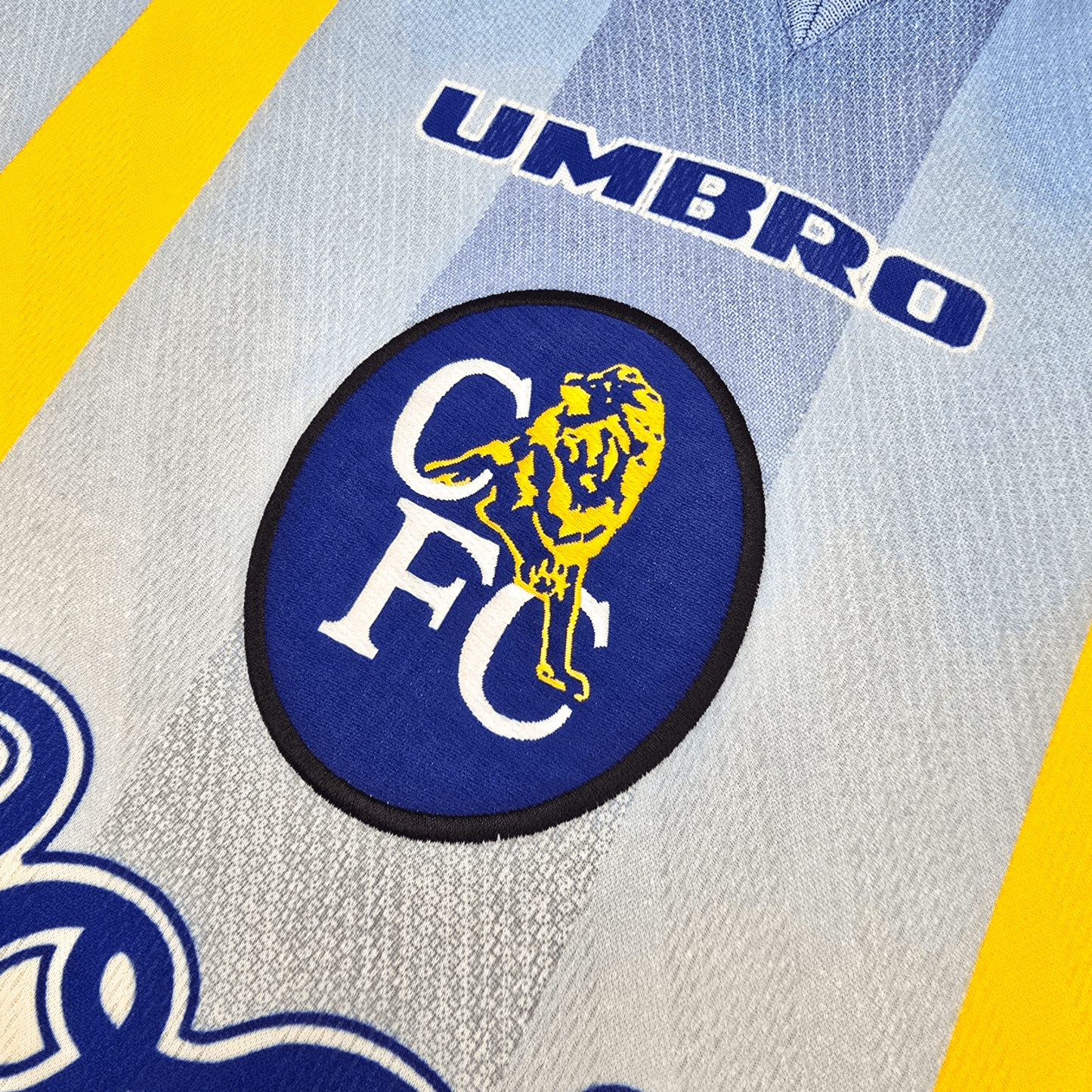 1996/97 Chelsea Away Football Shirt (M) Umbro #4 Gullit