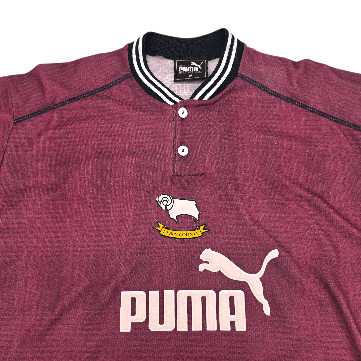1996/97 Derby County Away Football Shirt (M) Puma