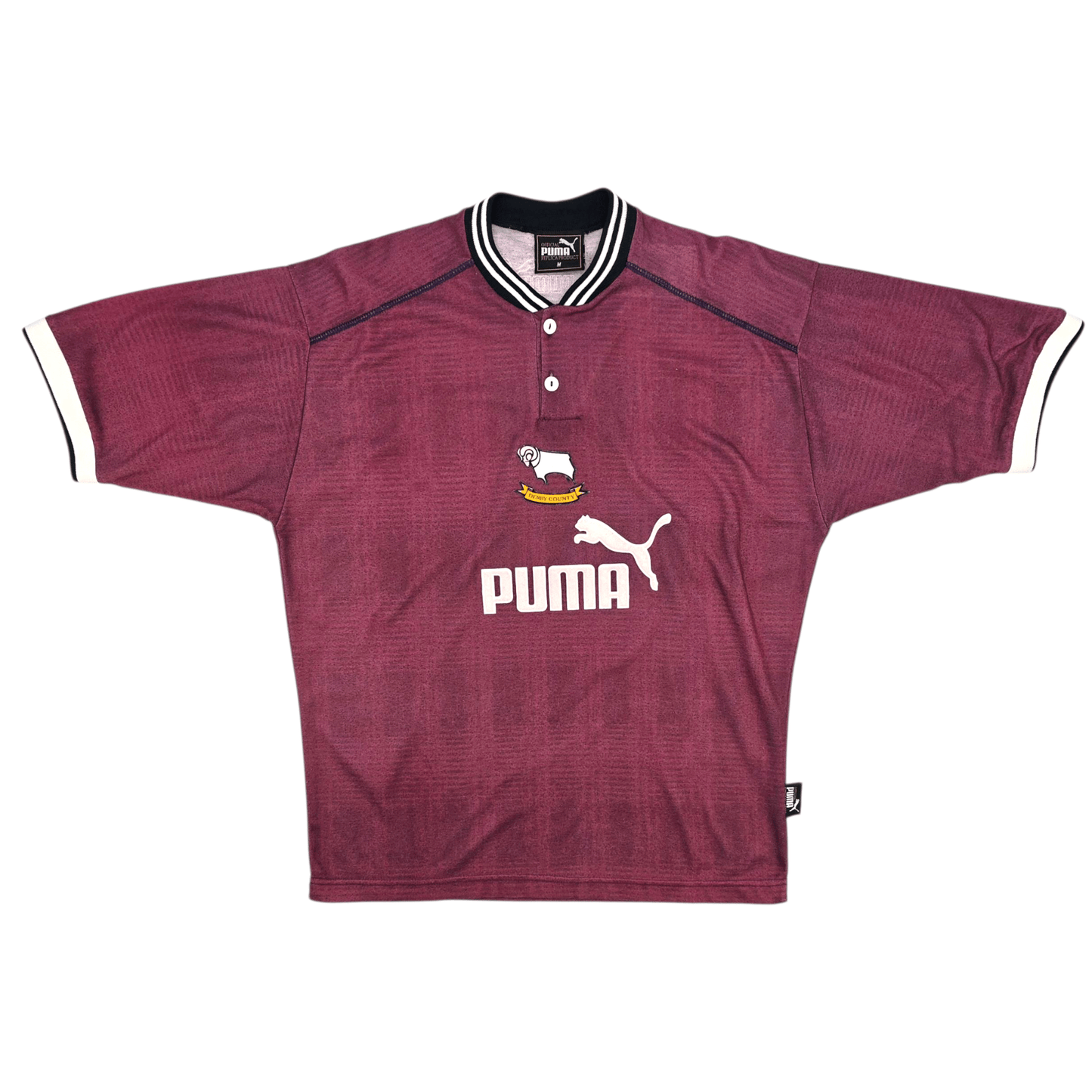 1996/97 Derby County Away Football Shirt (M) Puma
