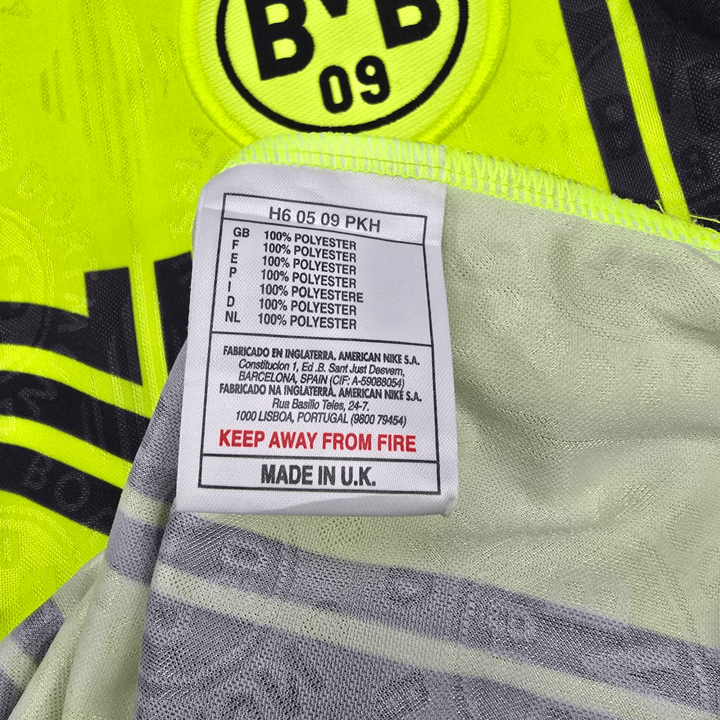 1996/97 Dortmund Home Football Shirt (2XL) Nike #10 Moller (UCL)