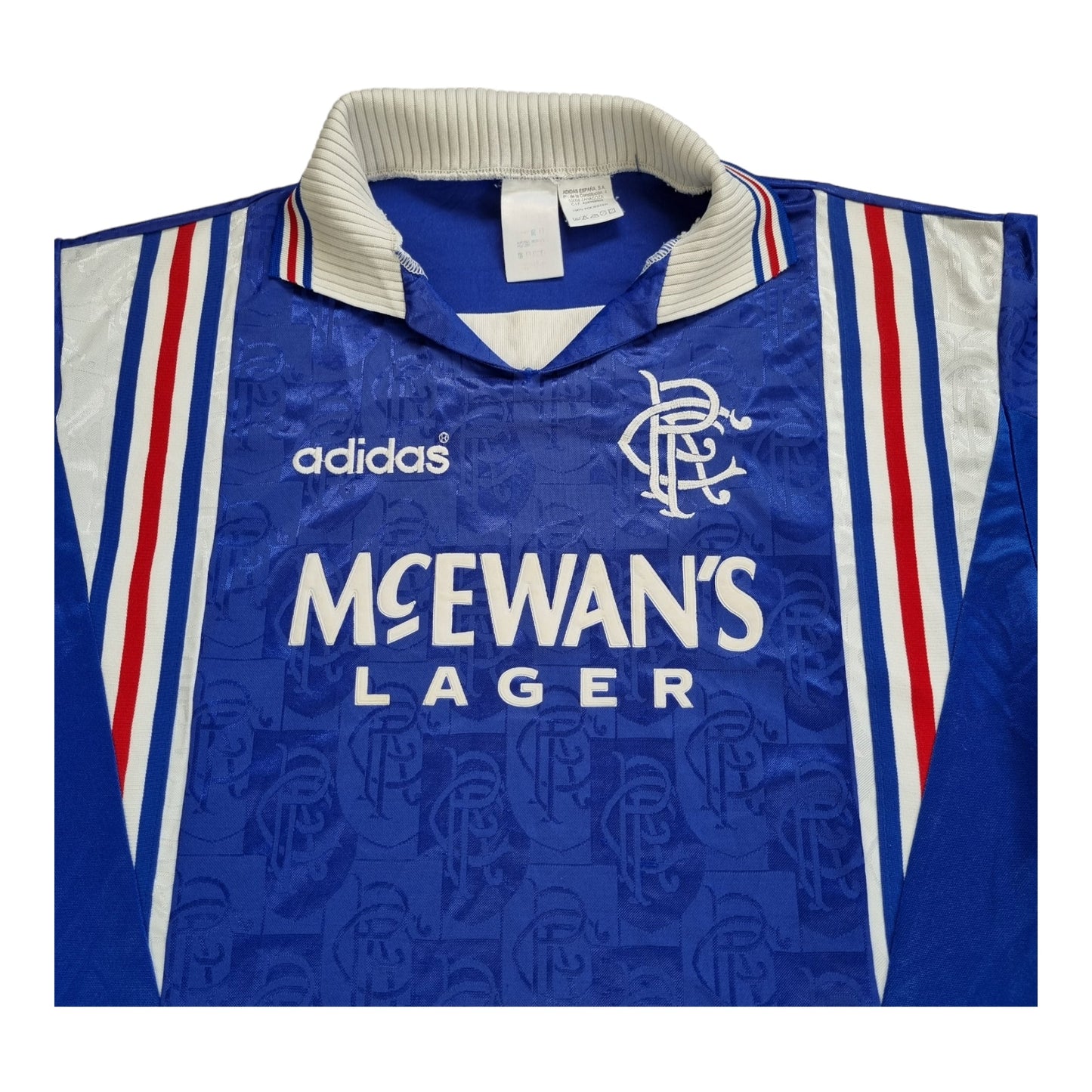 1996/97 Glasgow Rangers Home Football Shirt (L) Adidas