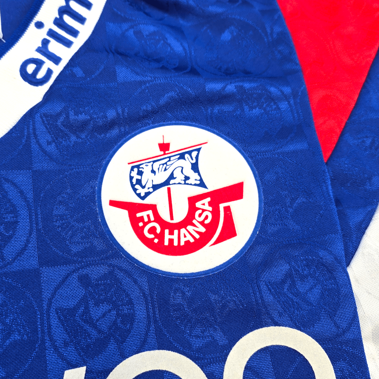 1996/97 Hansa Rostock Away Football Shirt (XL) Erima