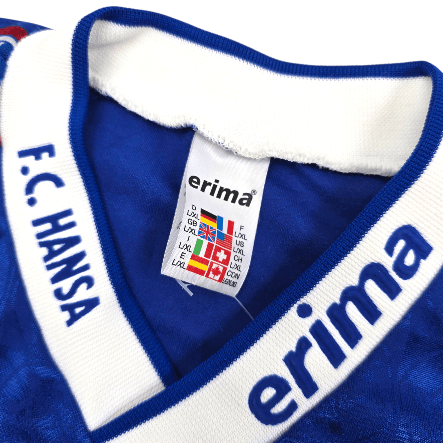 1996/97 Hansa Rostock Away Football Shirt (XL) Erima