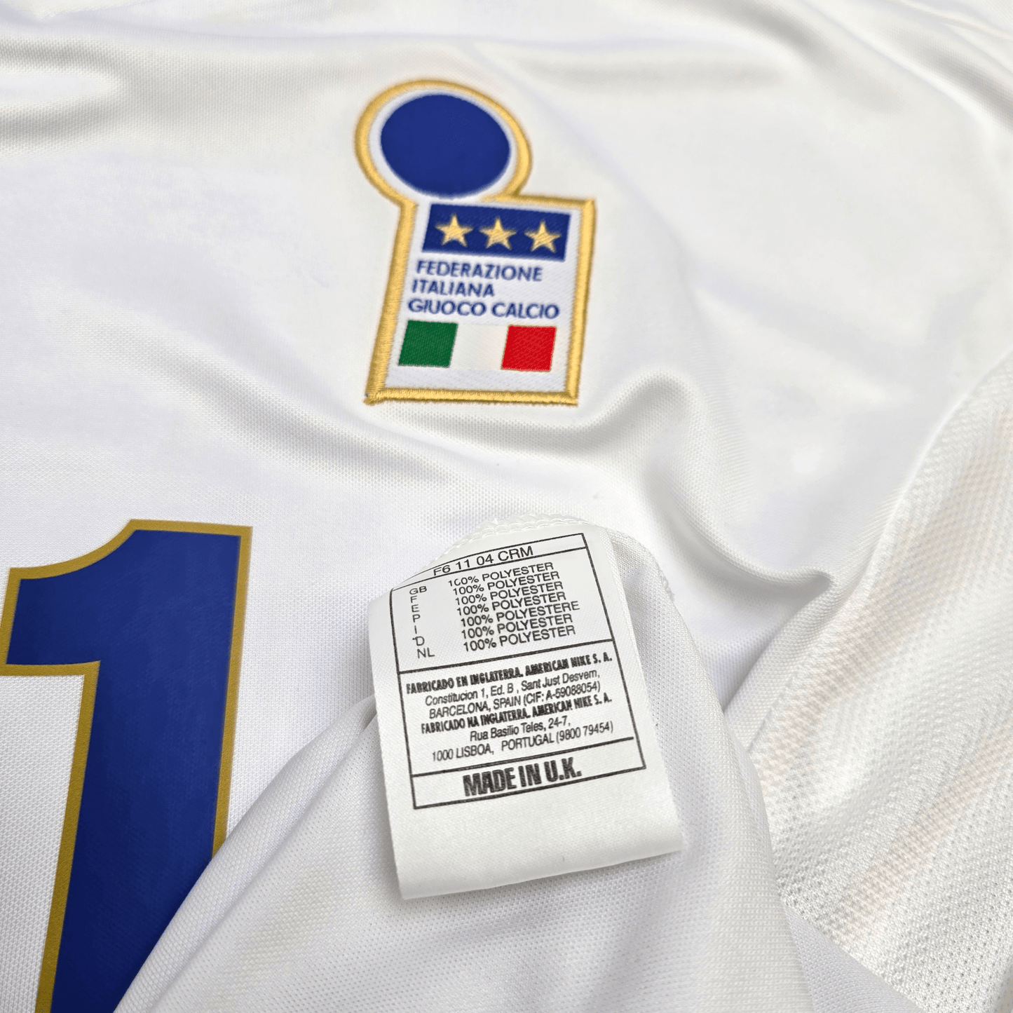 1996/97 Italy Away Football Shirt (2XL) Nike #21 Zola