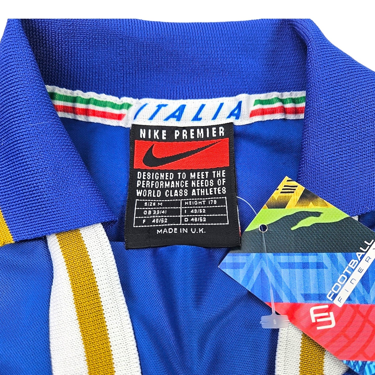1996/97 Italy Home Football Shirt (M) Adidas #3 Maldini