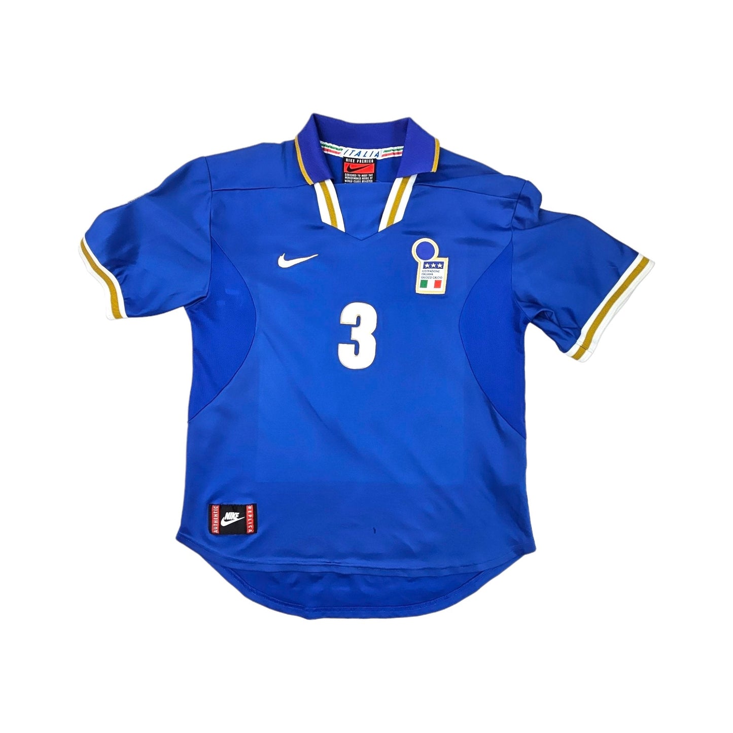 1996/97 Italy Home Football Shirt (M) Adidas #3 Maldini
