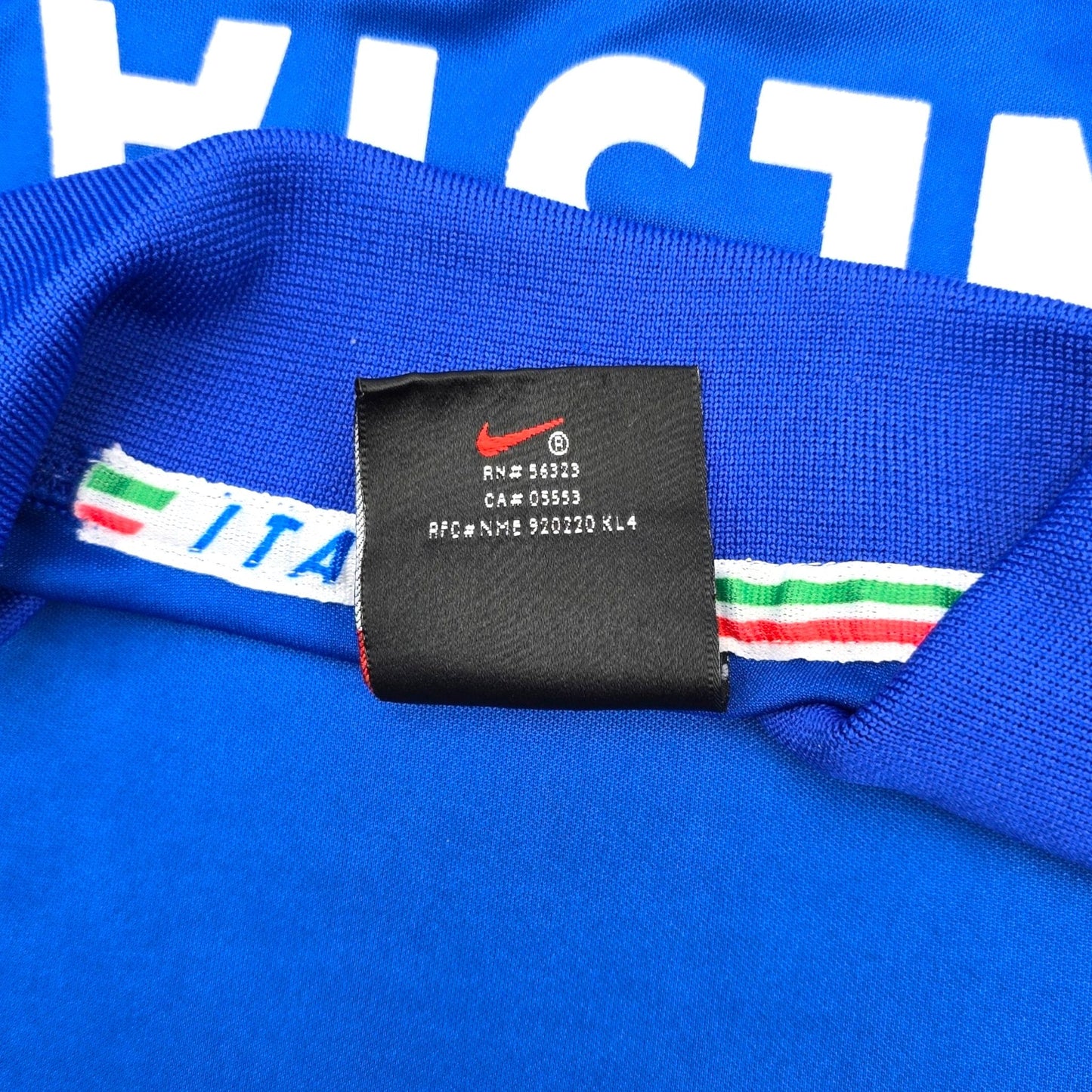 1996/97 Italy Home Football Shirt (M) Nike #6 Nesta (EURO 96)