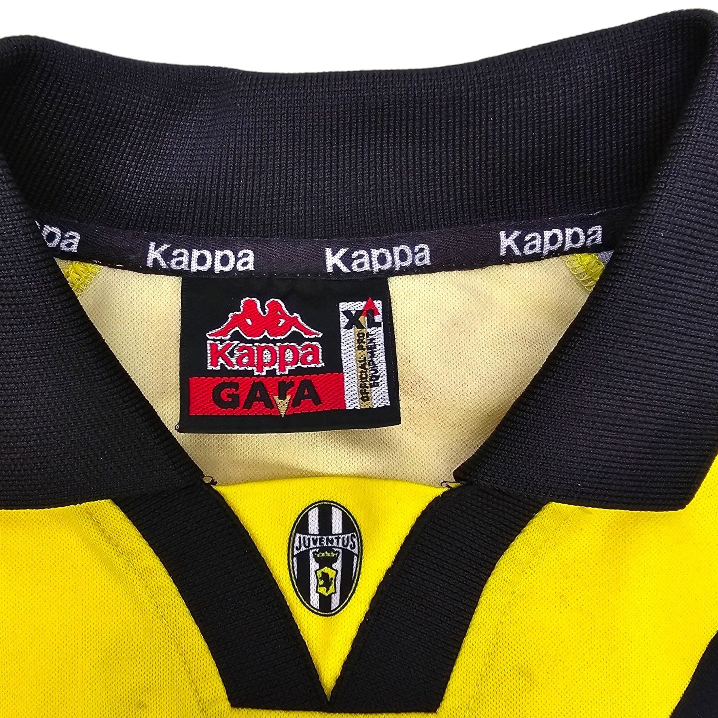 1996/97 Juventus Goal Keeper Football Shirt (XL) Kappa # 1 (Peruzzi)
