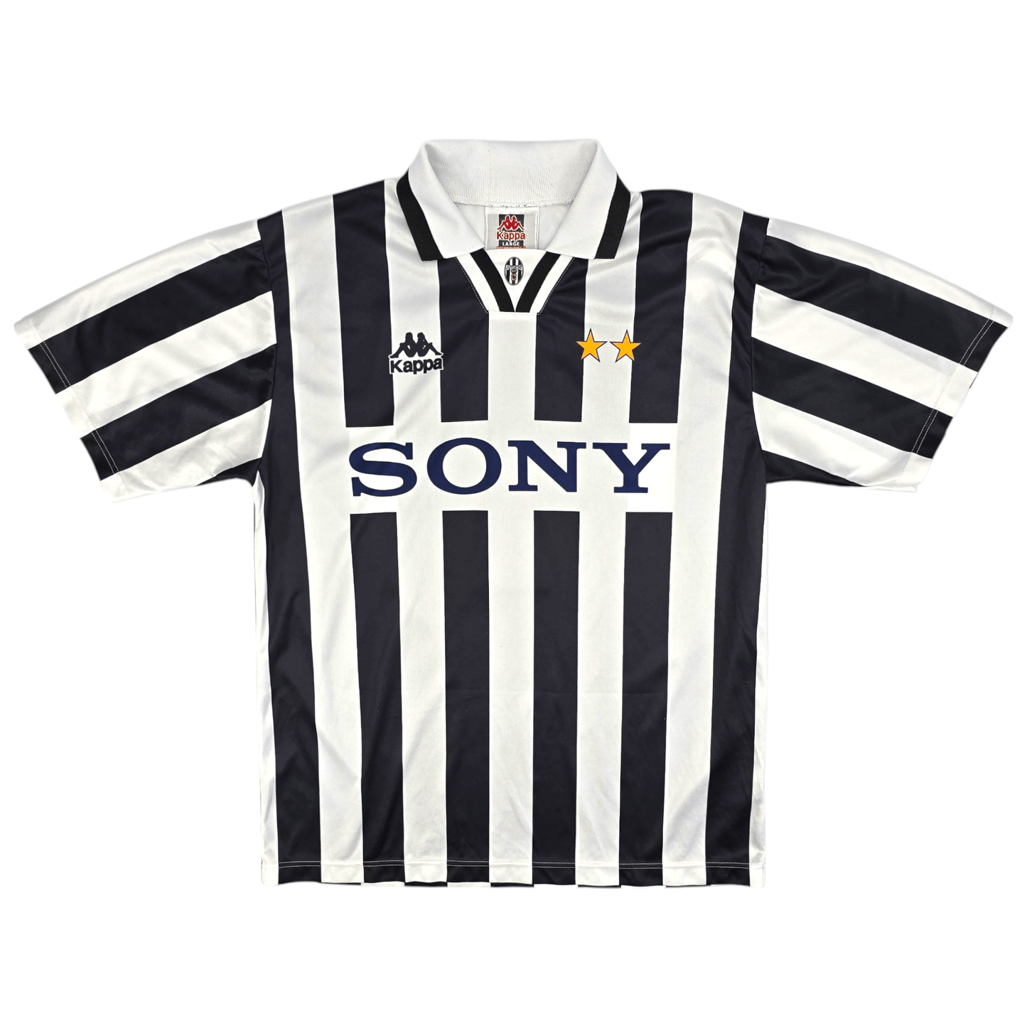 1996/97 Juventus Home Football Shirt (L) Kappa #7 (Di Livio)