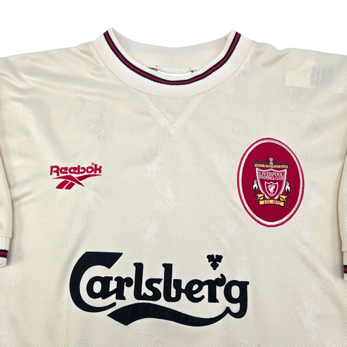 1996/97 Liverpool Away Football Shirt (XL) Reebok #7 McManaman