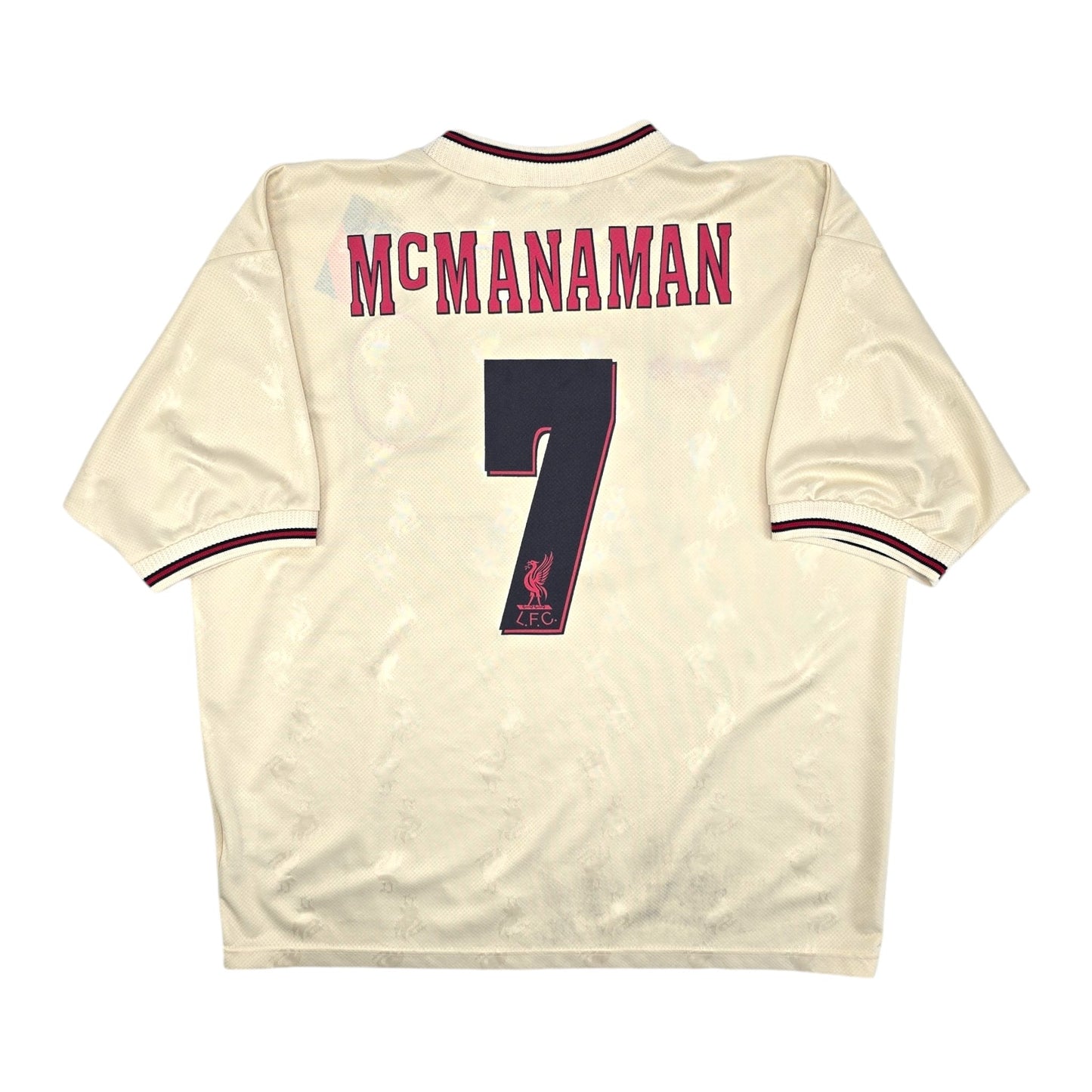 1996/97 Liverpool Away Football Shirt (XL) Reebok #7 McManaman