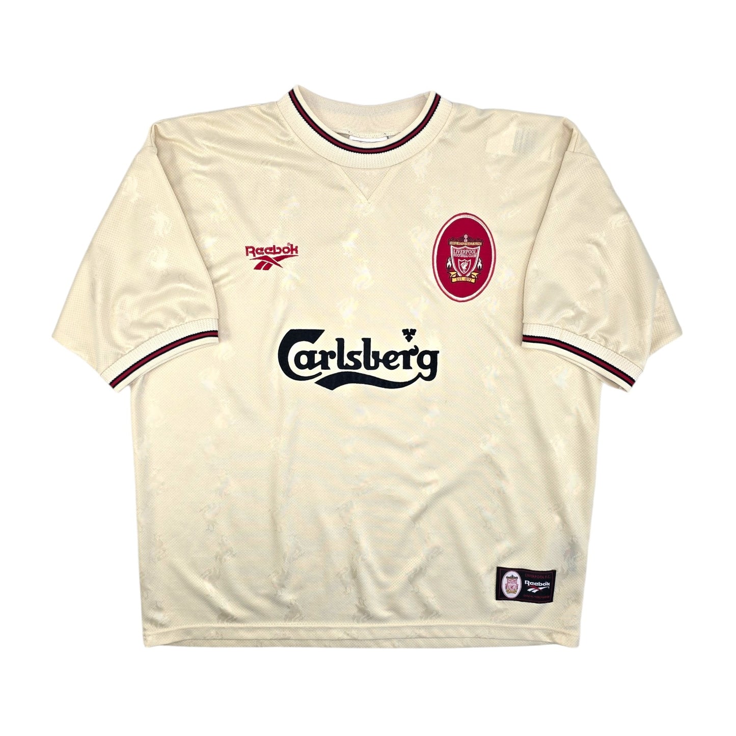 1996/97 Liverpool Away Football Shirt (XL) Reebok #7 McManaman