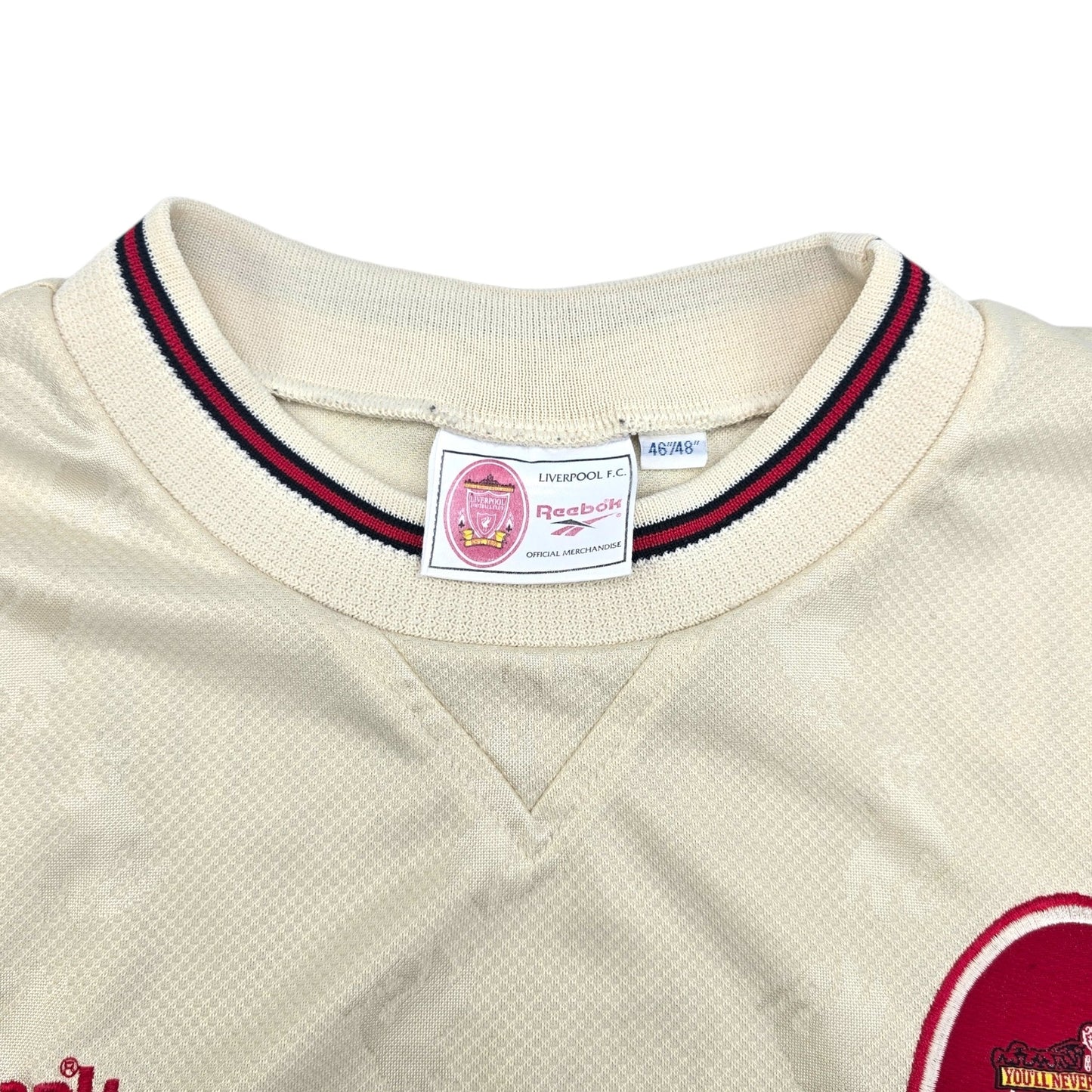 1996/97 Liverpool Away Football Shirt (XL) Reebok #7 McManaman