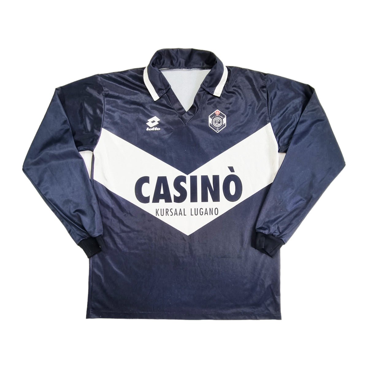 1996/97 Lugano Home Football Shirt (XL) Lotto# 7