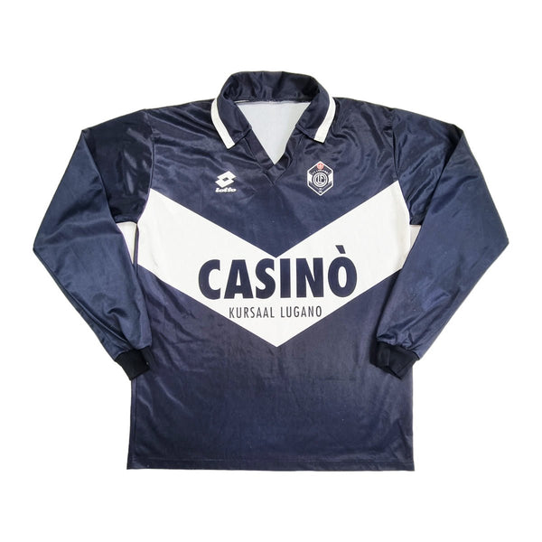 1996/97 Lugano Home Football Shirt (XL) Lotto# 7