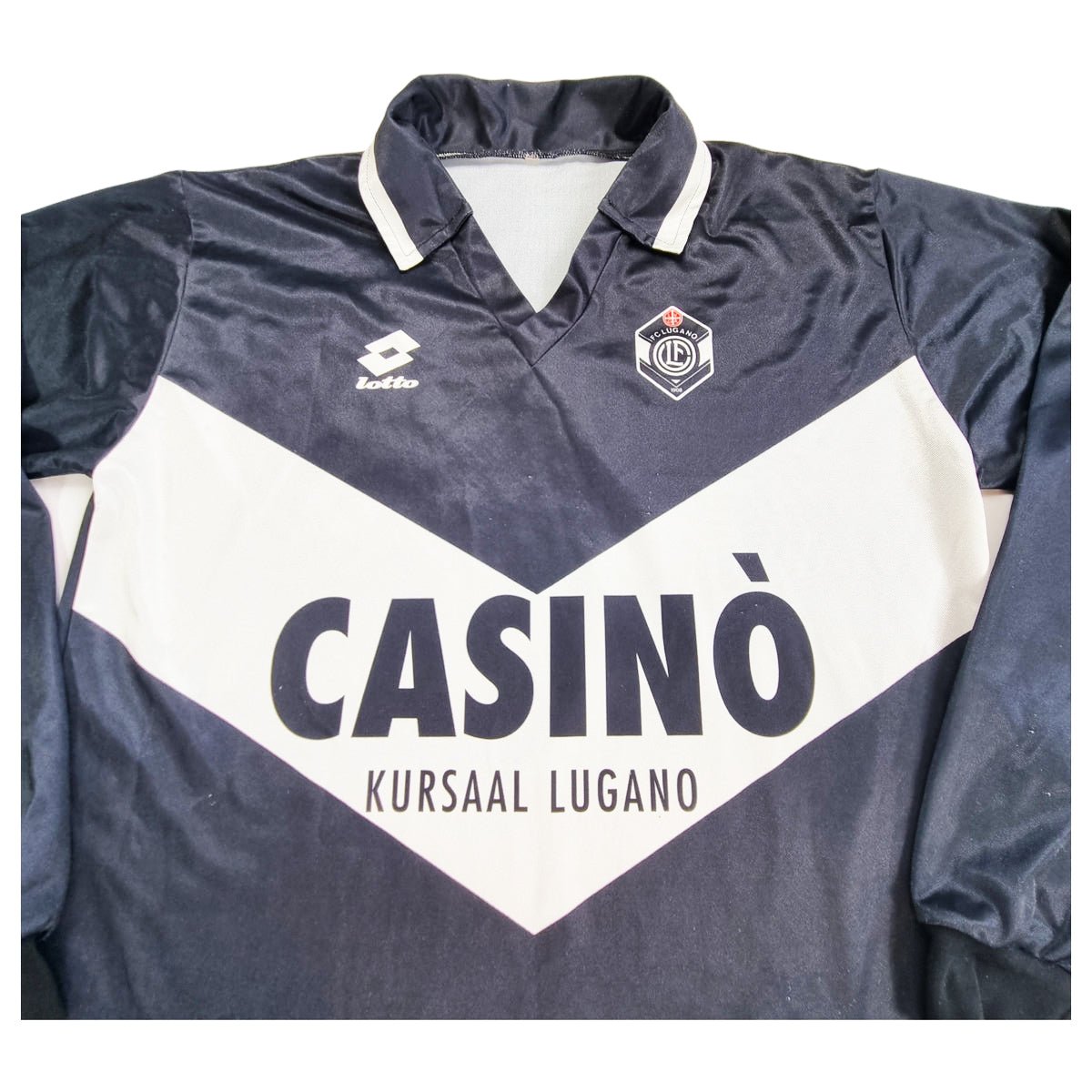 1996/97 Lugano Home Football Shirt (XL) Lotto# 7