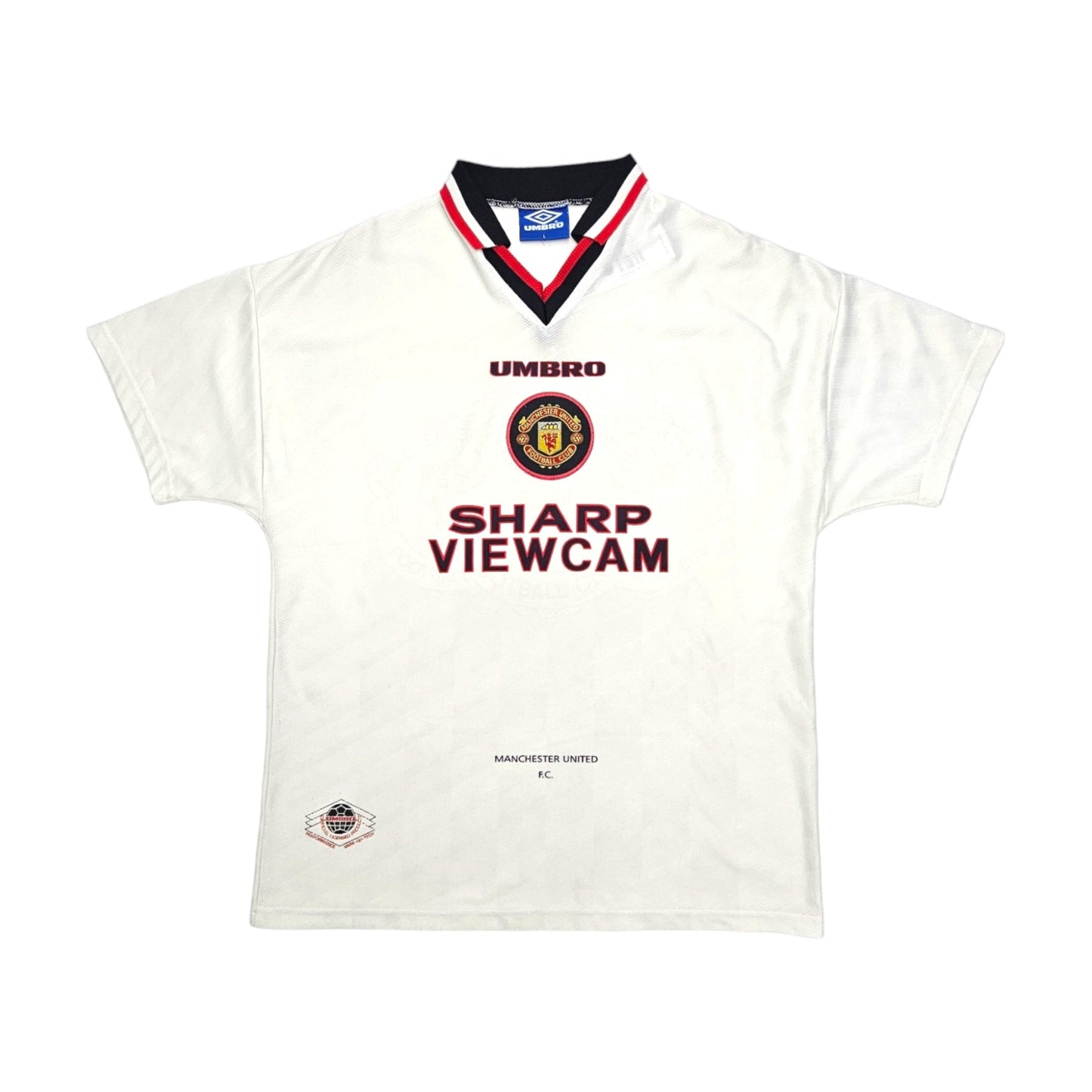 1996/97 Manchester United Away Football Shirt (L) Umbro