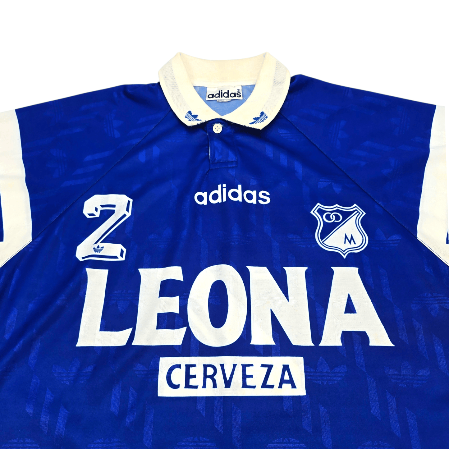 1996/97 Millonarios Home Football Shirt (M) Adidas #2