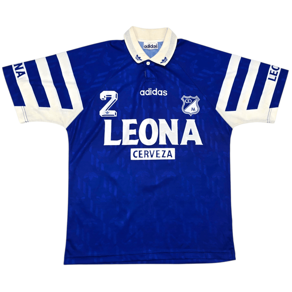 1996/97 Millonarios Home Football Shirt (M) Adidas #2