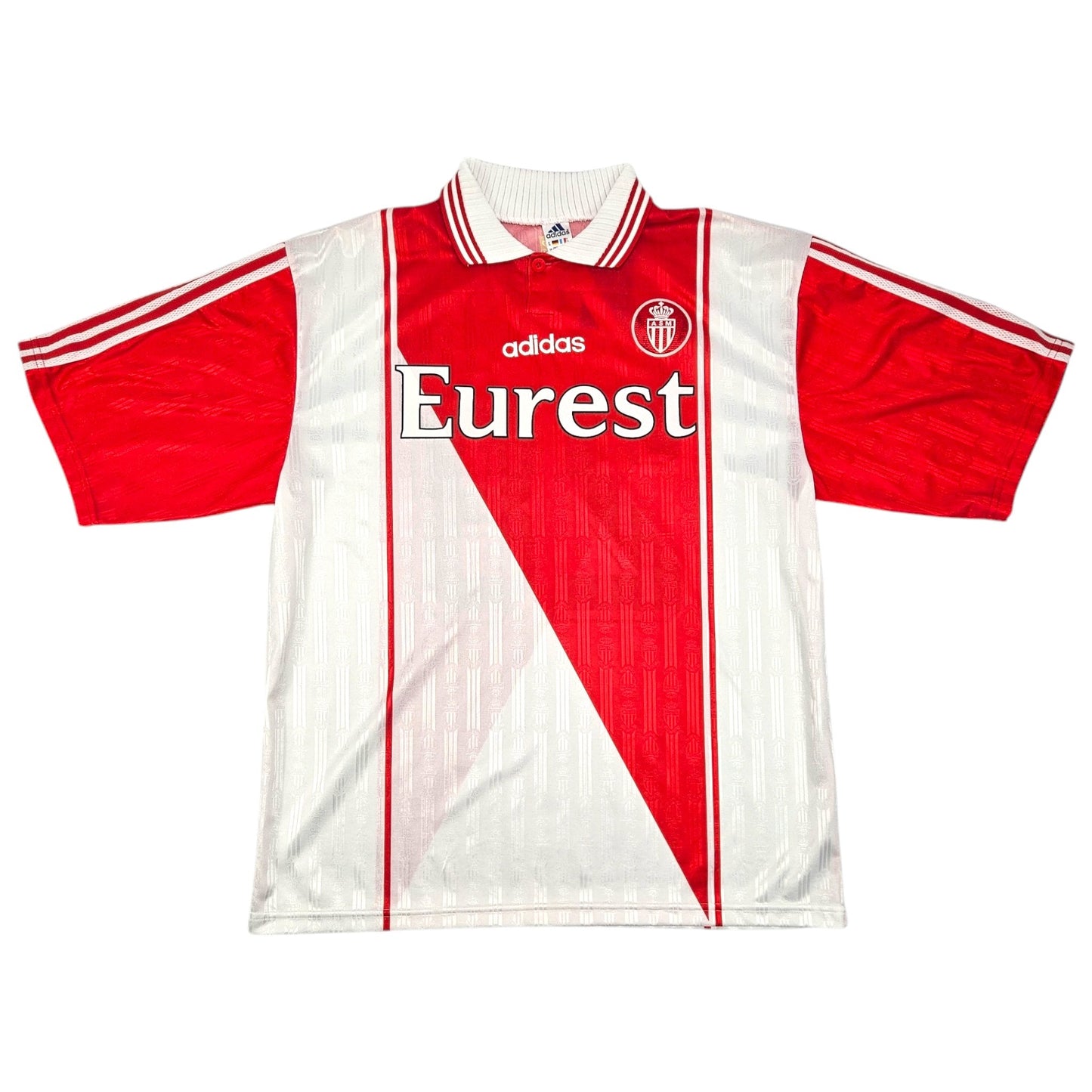 1996/97 Monaco Home Football Shirt (XL) Adidas #28 Henry