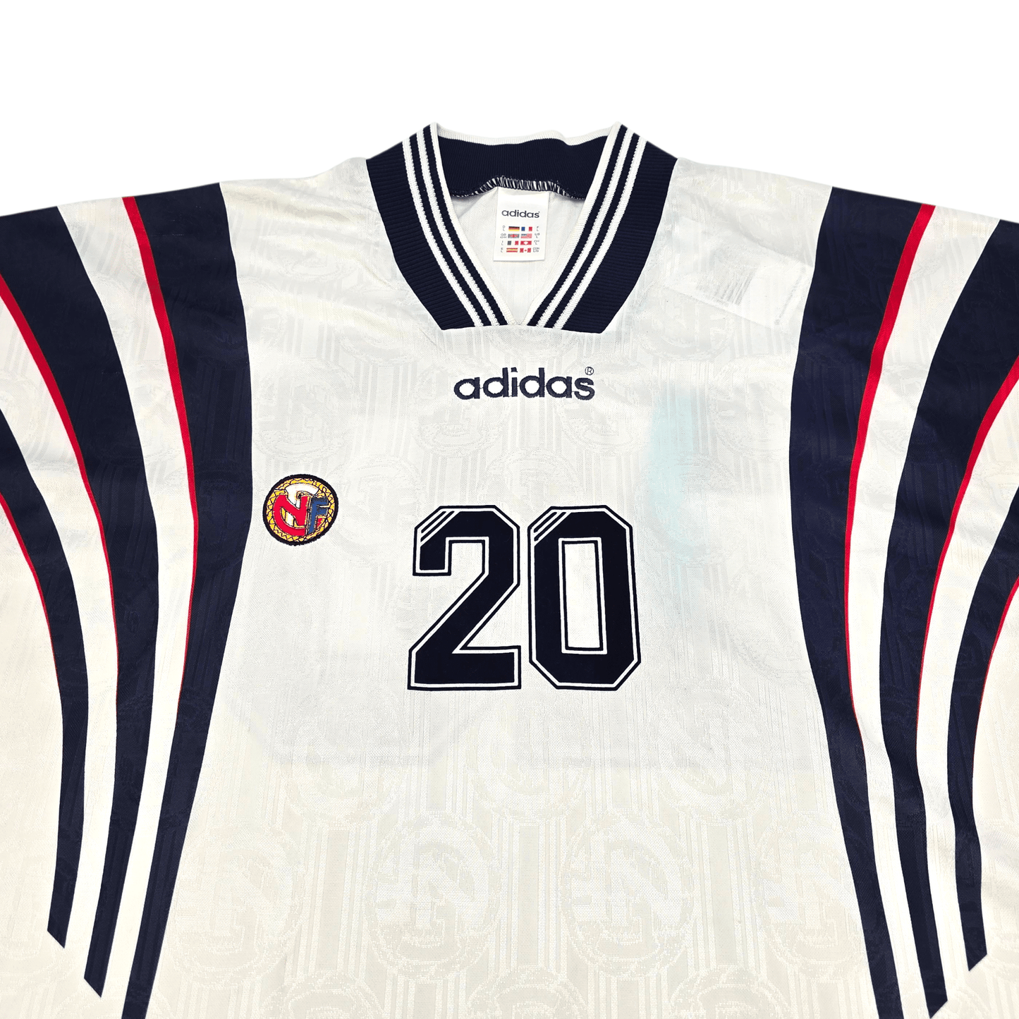 1996/97 Norway Away Football Shirt (L) Adidas #20