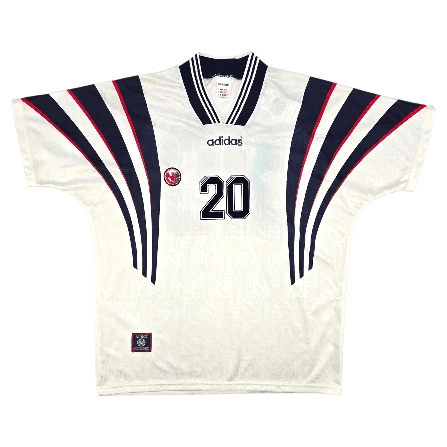 1996/97 Norway Away Football Shirt (L) Adidas #20
