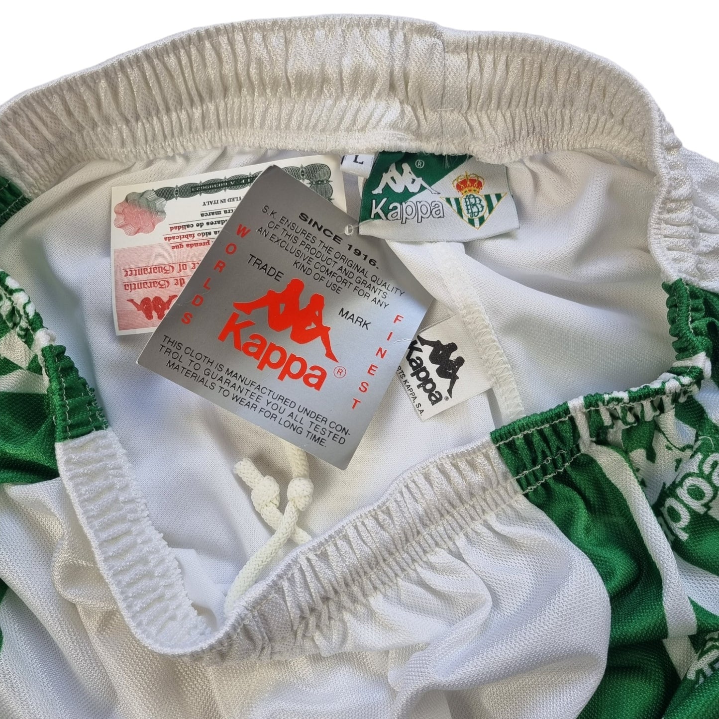 1996/97 Real Betis Home Football Shorts (L) Kappa