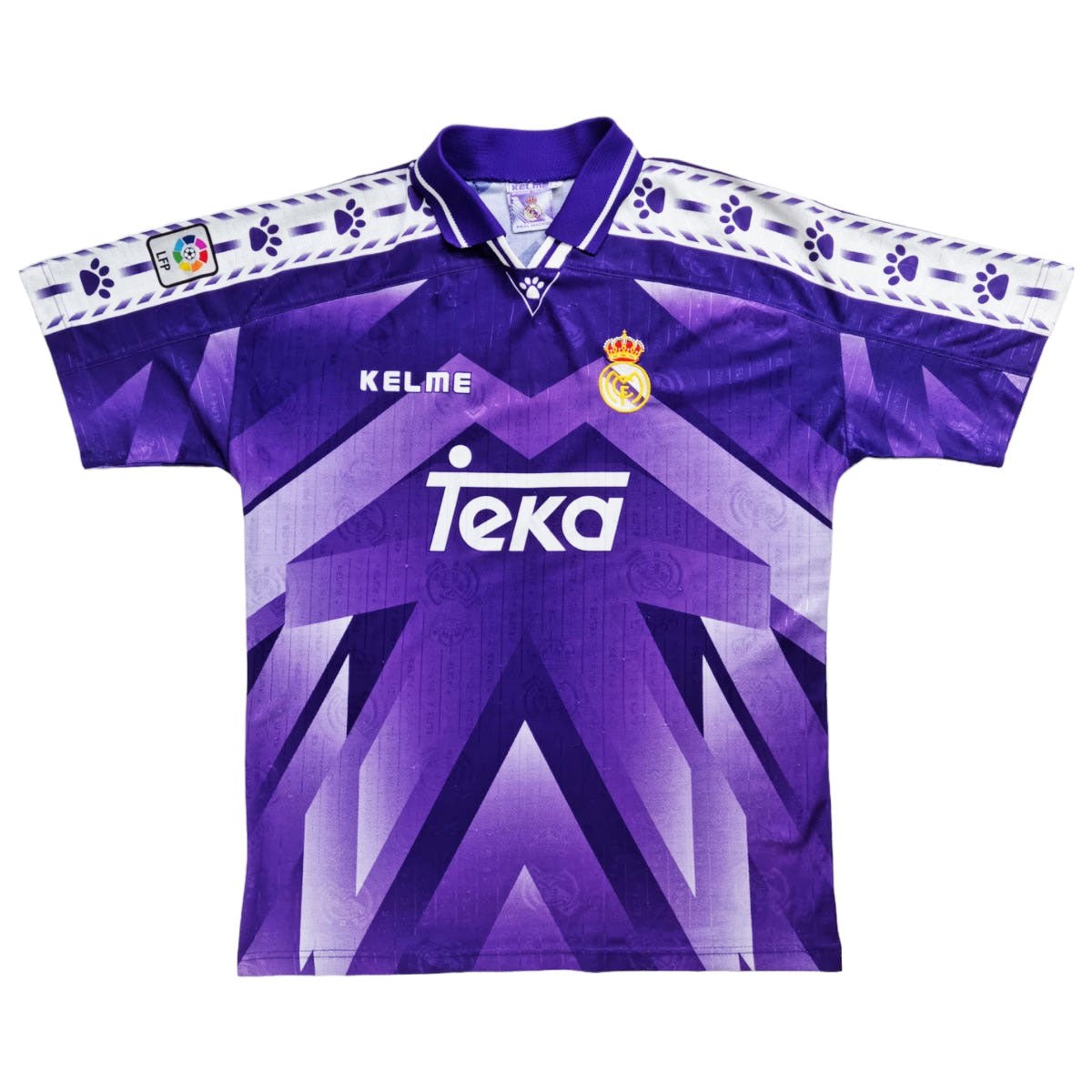 1996/97 Real Madrid Away Football Shirt (M) Kelme