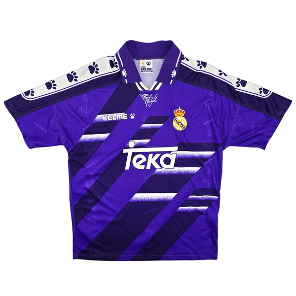 1995/96 Real Madrid Away Football Shirt (M) Kelme