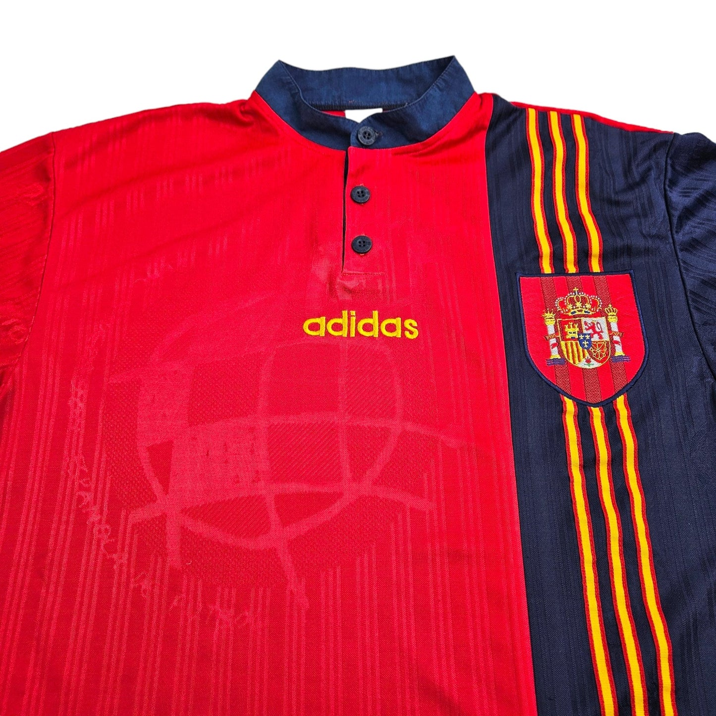 1996/97 Spain Home Football Shirt (L) Adidas